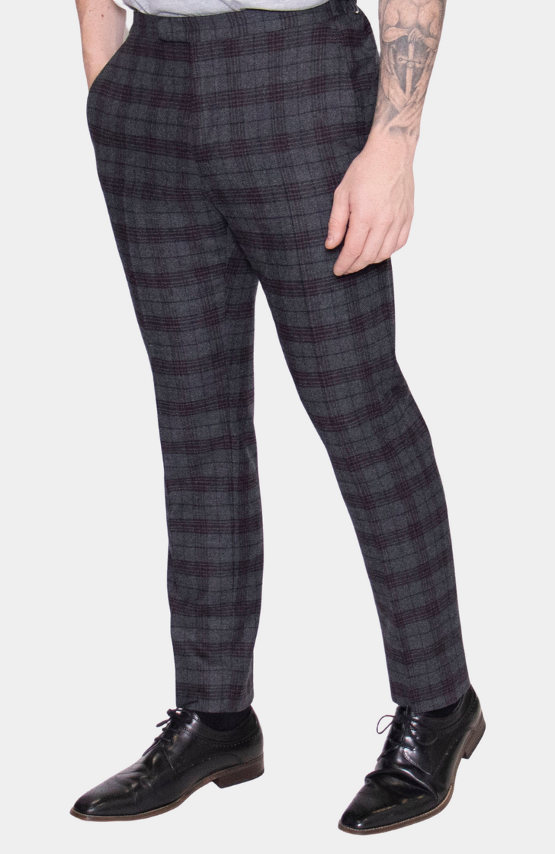 INISHEER CHECK TROUSER - HIRE